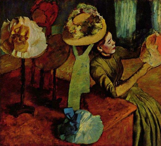 Edgar Degas The Millinery Shop